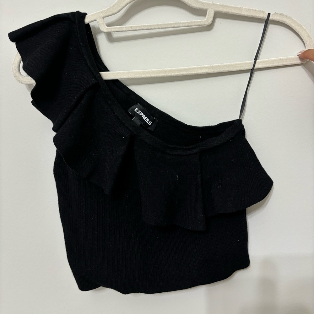 Express one sleeve top